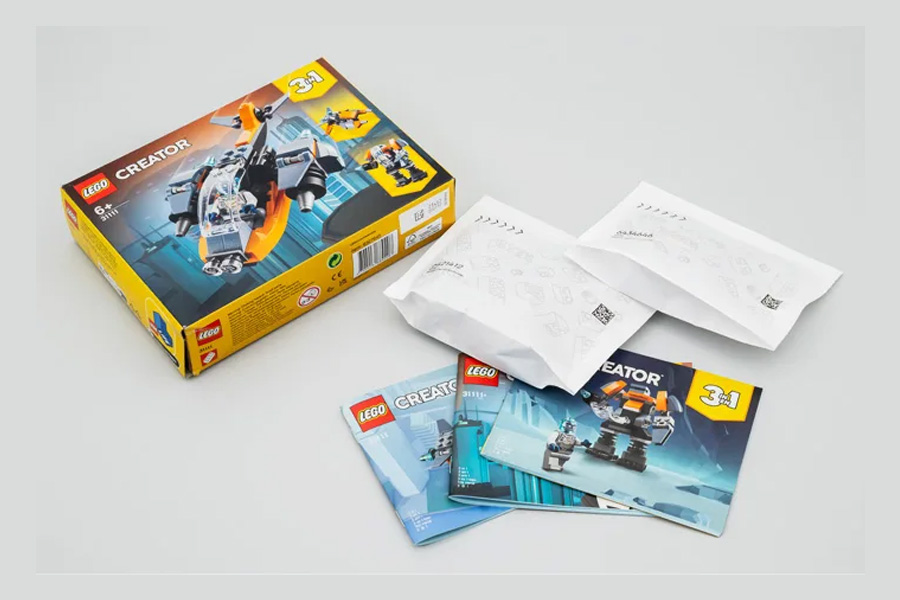 نیمی از خطوط بستهبندی LEGO به کیسههای کاغذی قابل بازیافت رسید.