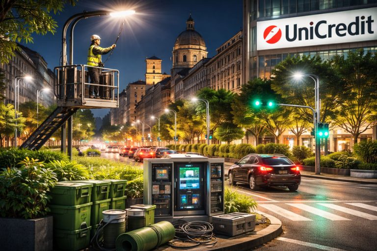 از چراغ‌های شهری تا شهر هوشمند؛ تزریق مالی UniCredit به زیرساخت‌های ایتالیا