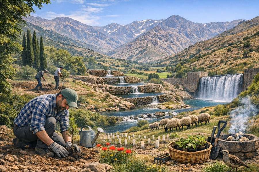 هفته منابع طبیعی و آبخیزداری؛ سرمایهگذاری در منابع طبیعی، زمینه تولید پایدار